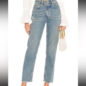 Free People We The Free Fast Times High Rise Mom Jeans Button Fly Women’s 28